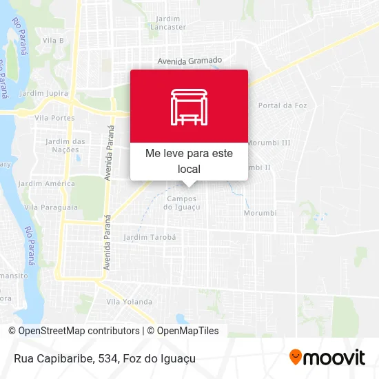 Rua Capibaribe, 534 mapa