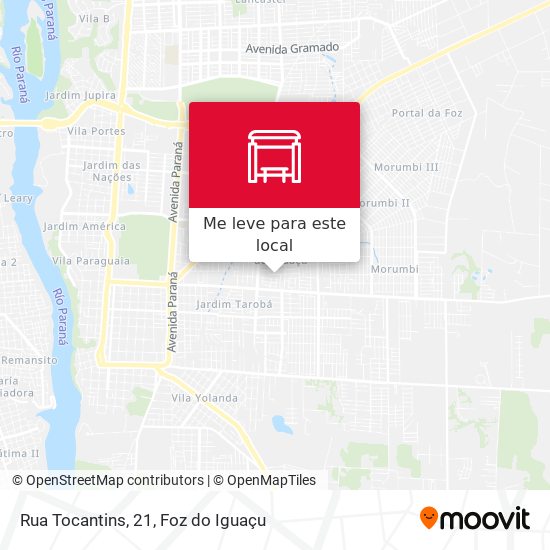 Rua Tocantins, 21 mapa