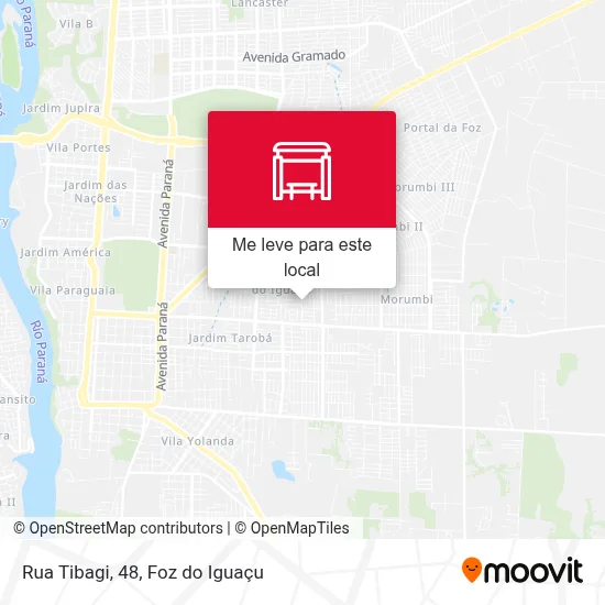 Rua Tibagi, 48 mapa