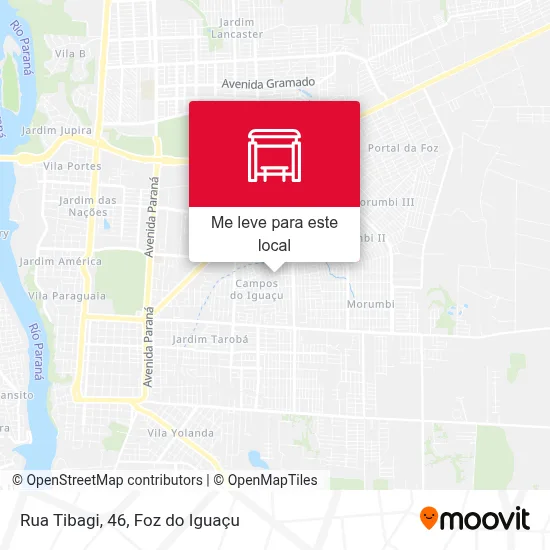Rua Tibagi, 46 mapa