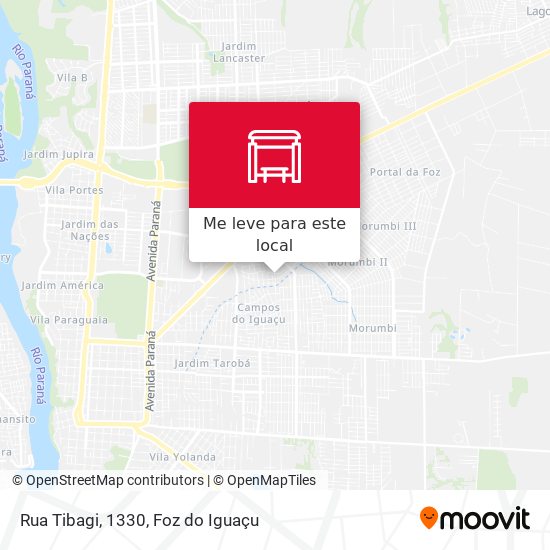 Rua Tibagi, 1330 mapa