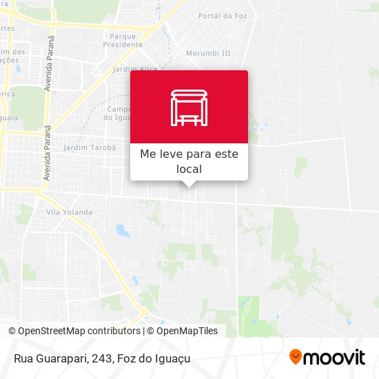 Rua Guarapari, 243 mapa