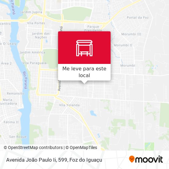 Avenida João Paulo Ii, 599 mapa