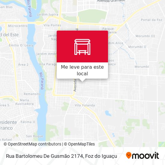 Rua Bartolomeu De Gusmão 2174 mapa