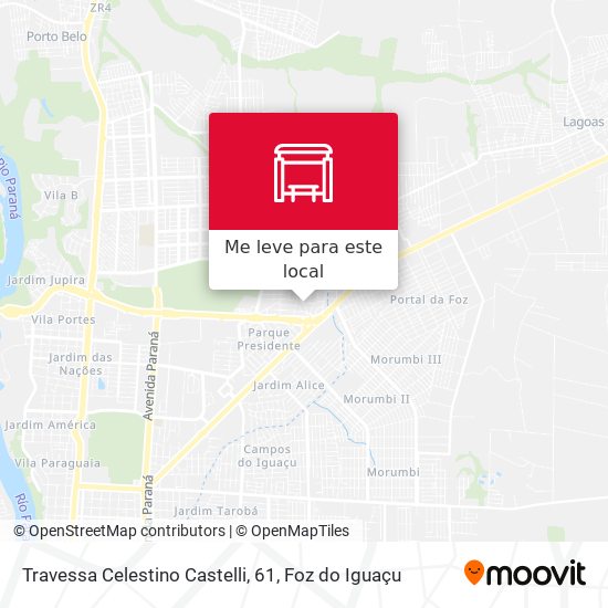 Travessa Celestino Castelli, 61 mapa