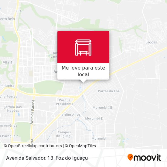 Avenida Salvador, 13 mapa