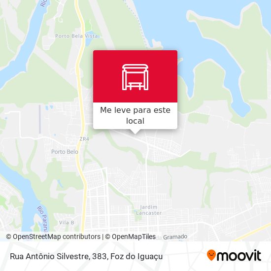 Rua Antônio Silvestre, 383 mapa