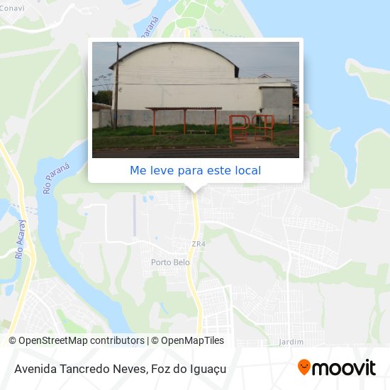 Avenida Tancredo Neves mapa