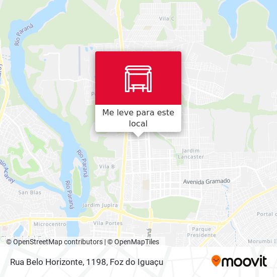 Rua Belo Horizonte, 1198 mapa