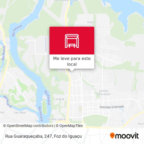 Rua Guaraqueçaba, 247 mapa