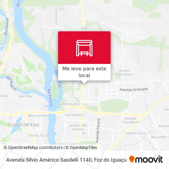 Avenida Silvio Américo Sasdelli 1140 mapa