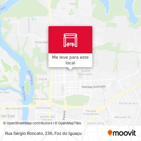 Rua Sérgio Roncato, 236 mapa