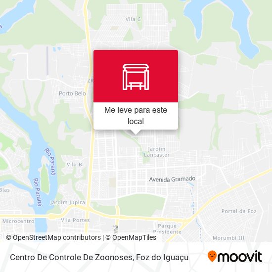 Centro De Controle De Zoonoses mapa
