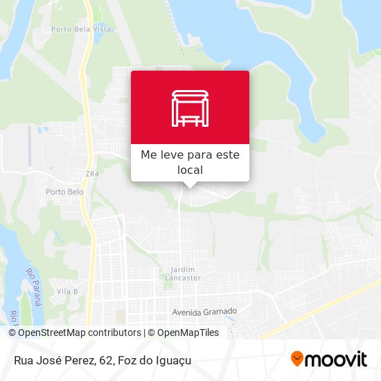 Rua José Perez, 62 mapa