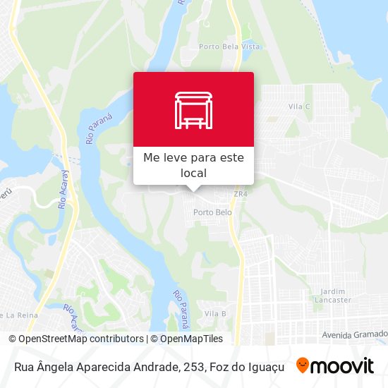 Rua Ângela Aparecida Andrade, 253 mapa