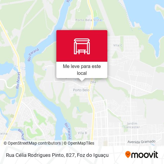 Rua Célia Rodrigues Pinto, 827 mapa