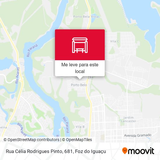 Rua Célia Rodrigues Pinto, 681 mapa