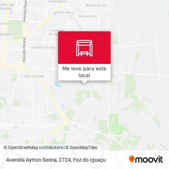 Avenida Ayrton Senna, 2724 mapa