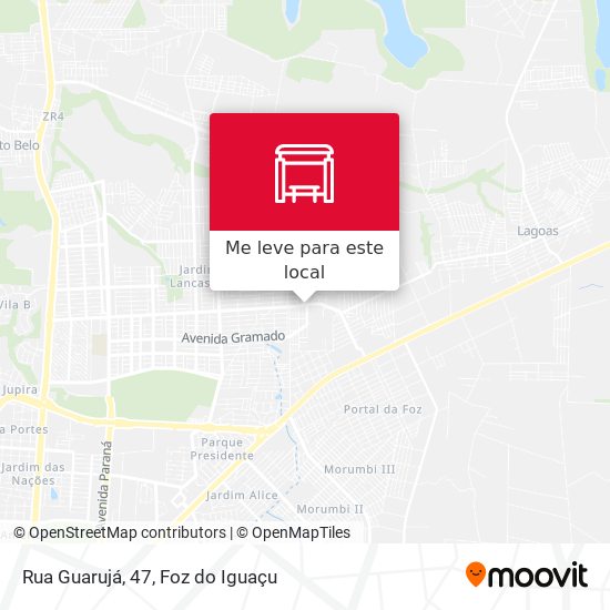 Rua Guarujá, 47 mapa