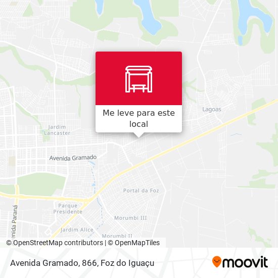 Avenida Gramado, 866 mapa