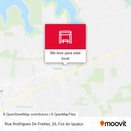 Rua Rodrigues De Freitas, 26 mapa
