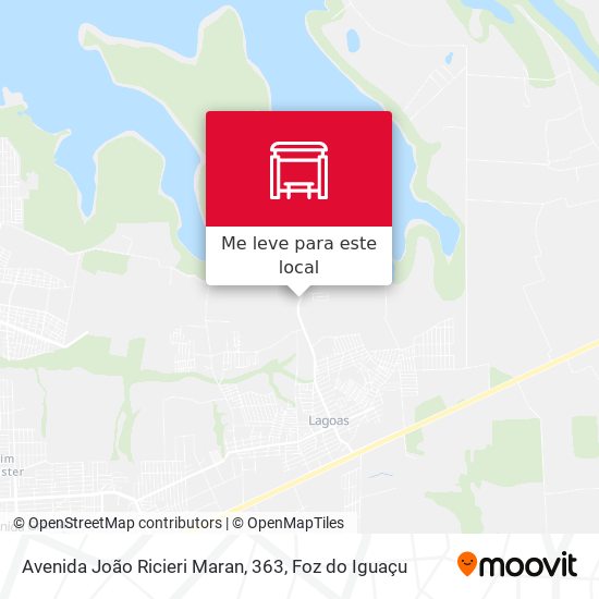 Avenida João Ricieri Maran, 363 mapa