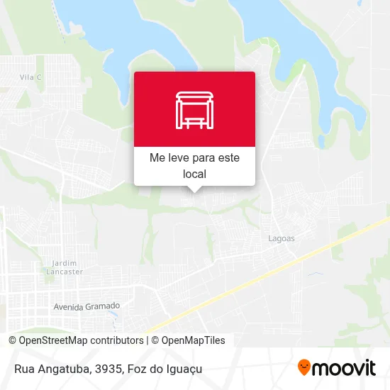 Rua Angatuba, 3935 mapa