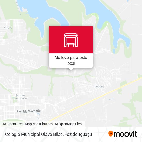 Colégio Municipal Olavo Bilac mapa