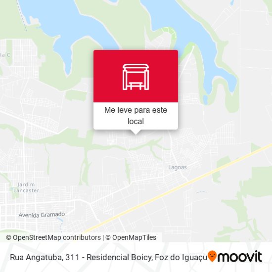 Rua Angatuba, 311 - Residencial Boicy mapa