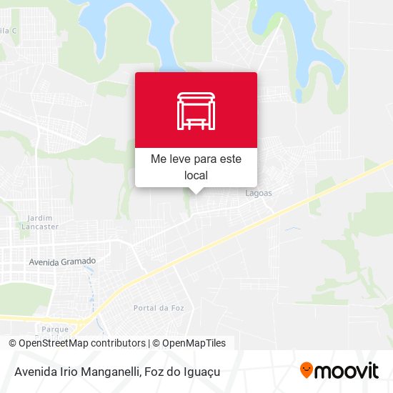 Avenida Irio Manganelli mapa