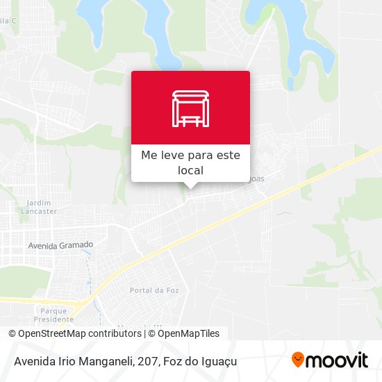 Avenida Irio Manganeli, 207 mapa