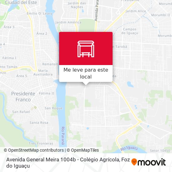 Avenida General Meira 1004b - Colégio Agrícola mapa