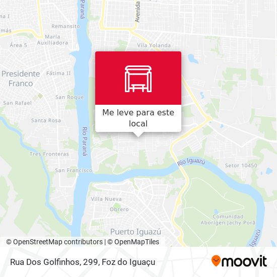 Rua Dos Golfinhos, 299 mapa