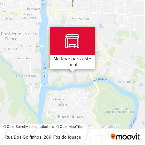 Rua Dos Golfinhos, 289 mapa