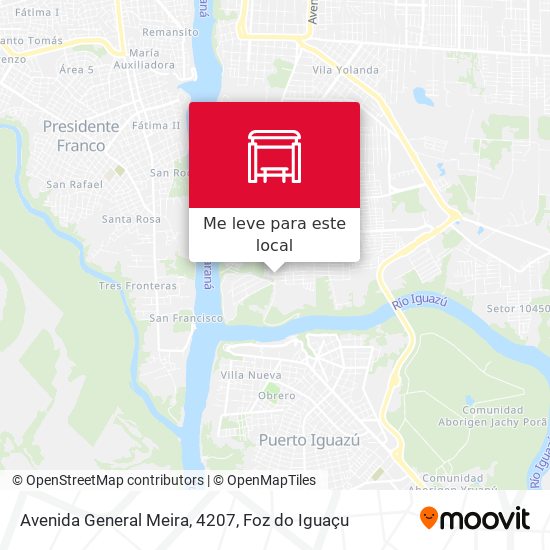 Avenida General Meira, 4207 mapa