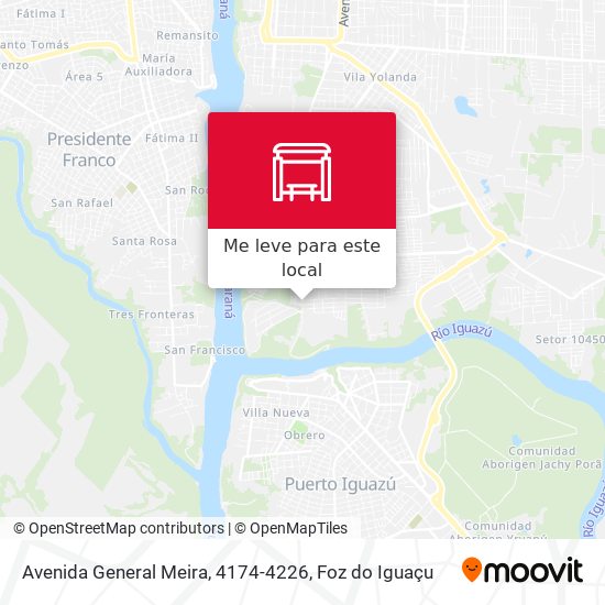 Avenida General Meira, 4174-4226 mapa