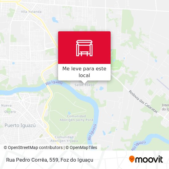 Rua Pedro Corrêa, 559 mapa