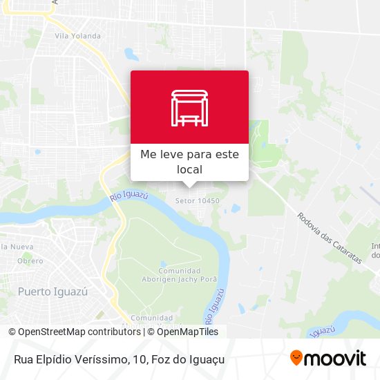 Rua Elpídio Veríssimo, 10 mapa