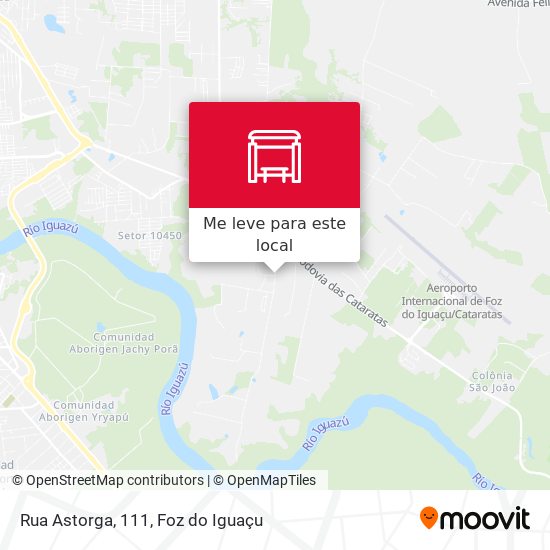 Rua Astorga, 111 mapa