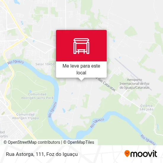 Rua Astorga, 111 mapa