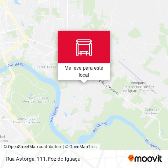 Rua Astorga, 111 mapa