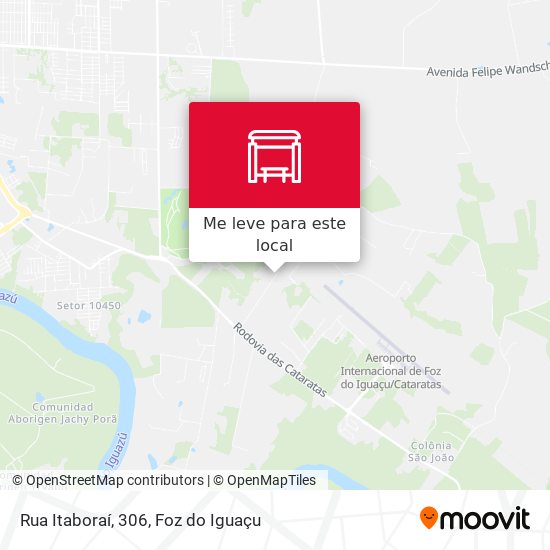 Rua Itaboraí, 306 mapa