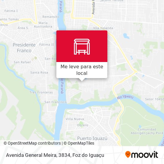 Avenida General Meira, 3834 mapa