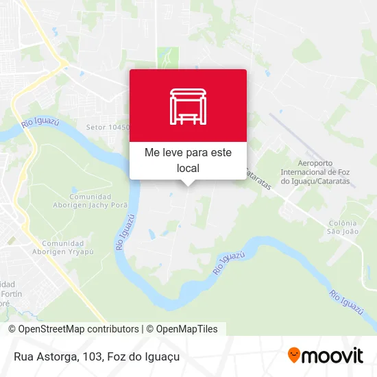 Rua Astorga, 103 mapa