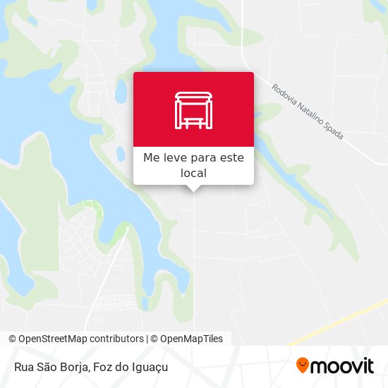 Rua São Borja mapa