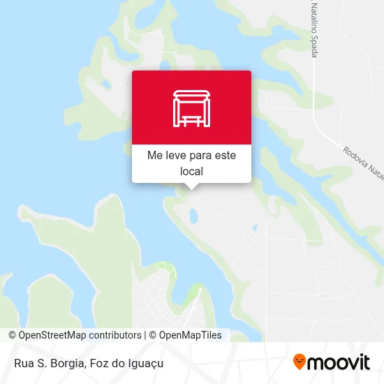 Rua S. Borgia mapa