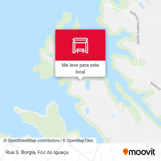 Rua S. Borgia mapa