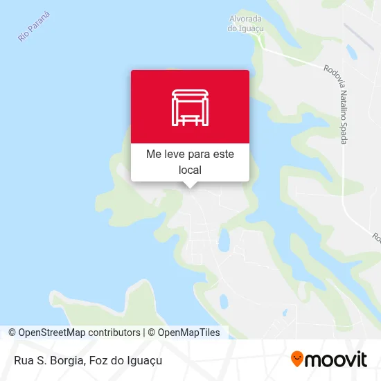 Rua S. Borgia mapa