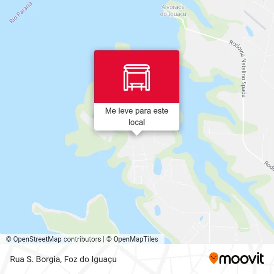 Rua S. Borgia mapa