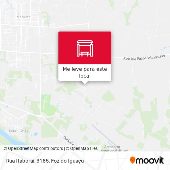 Rua Itaboraí, 3185 mapa
